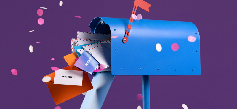 Дарите выбор с restore: