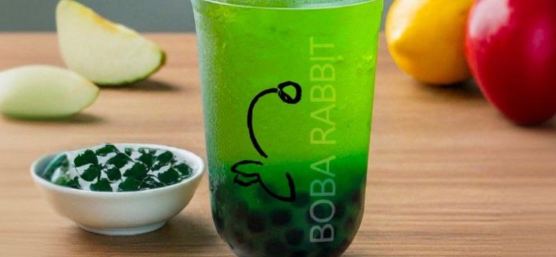 Boba Rabbit: Бесплатный лимонад "Лаймовое яблоко"