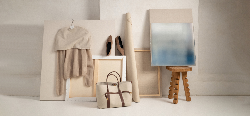 LUSIO представила весеннюю капсулу «Прикосновение искусства» в формате предметной съемки